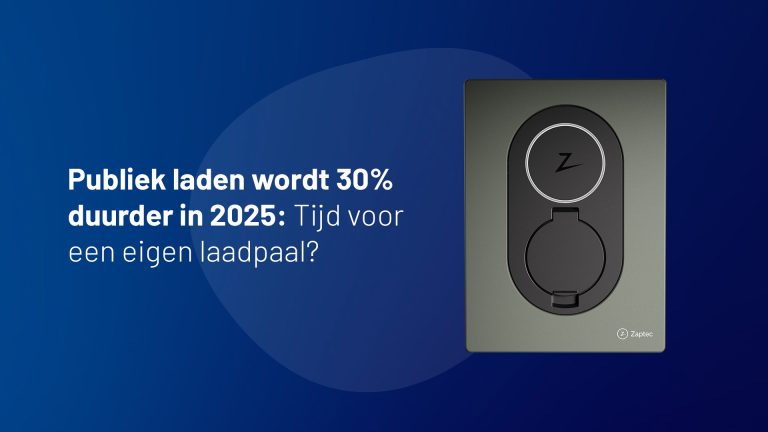 Publiek laden wordt 30% duurder in 2025: tijd voor een eigen laadpaal